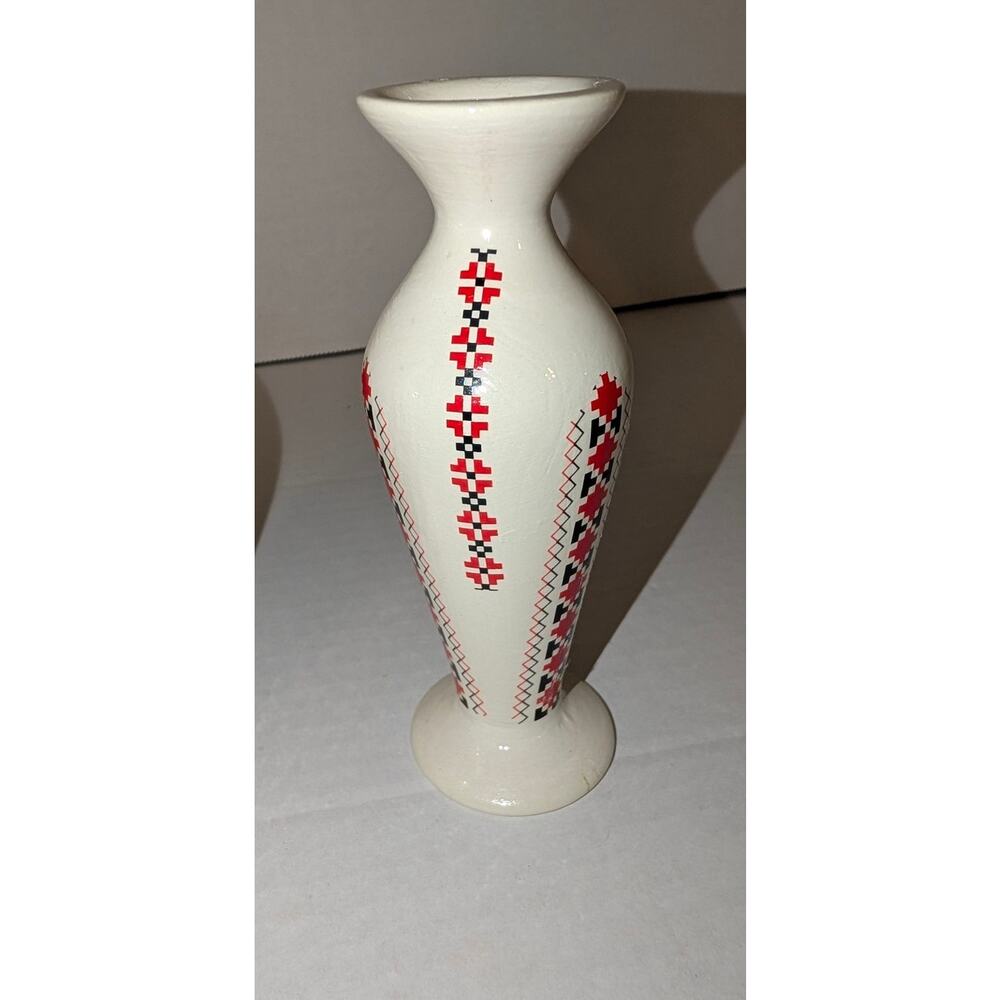 3 Vintage Beautiful Byd Vases Ukrainian Art Fantasy Hand Painted Original box - Picture 4 of 12